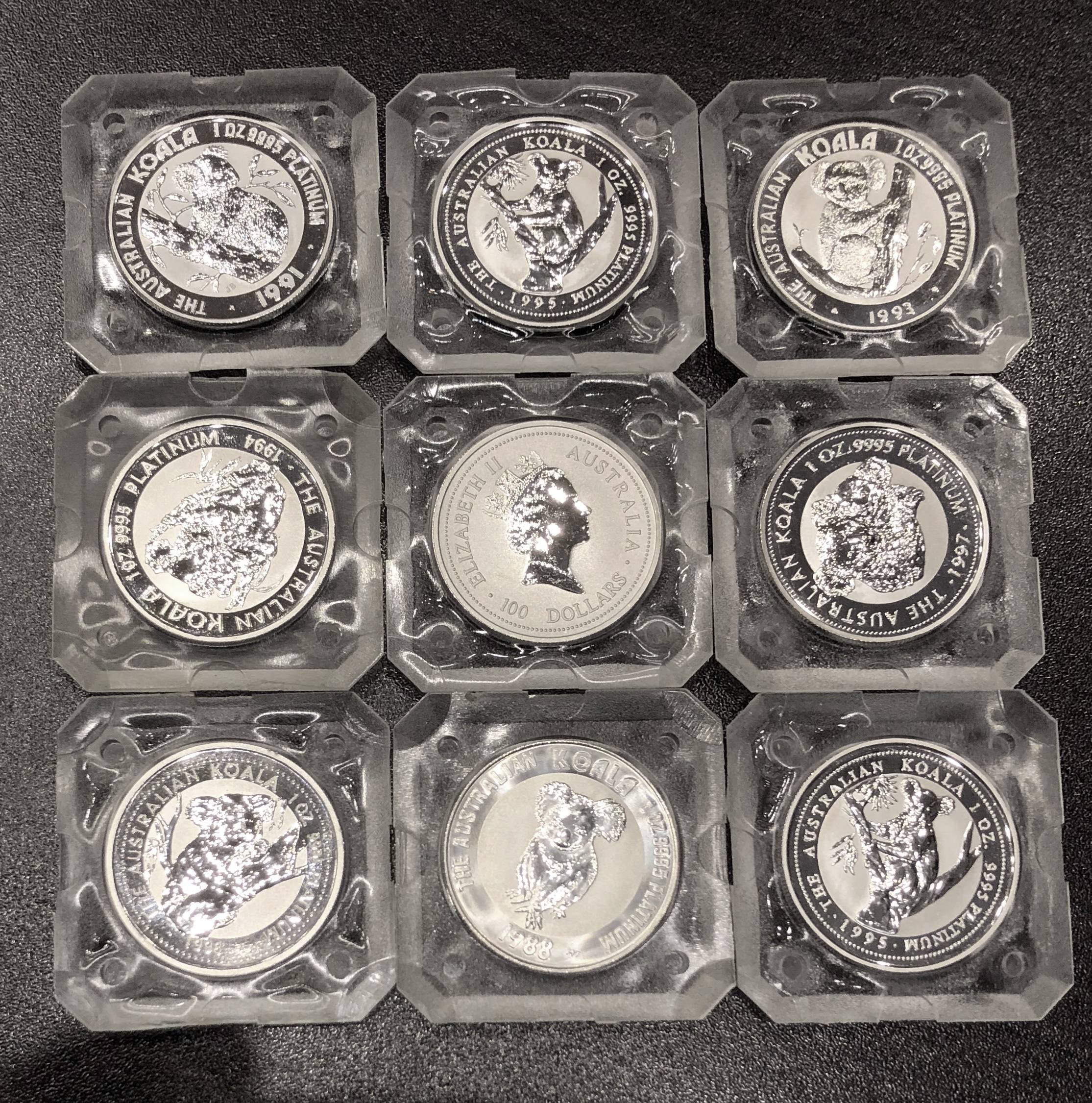 Платиновые монеты мира.